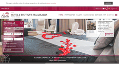 Desktop Screenshot of hoteladealba.com